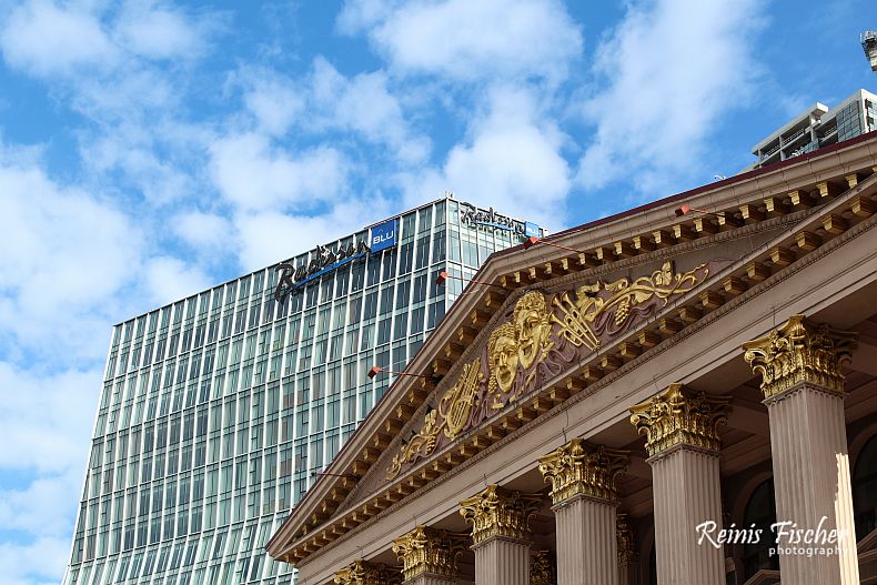 Batumi theater and Radisson building