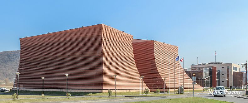 Futuristic design buildings in Mtskheta