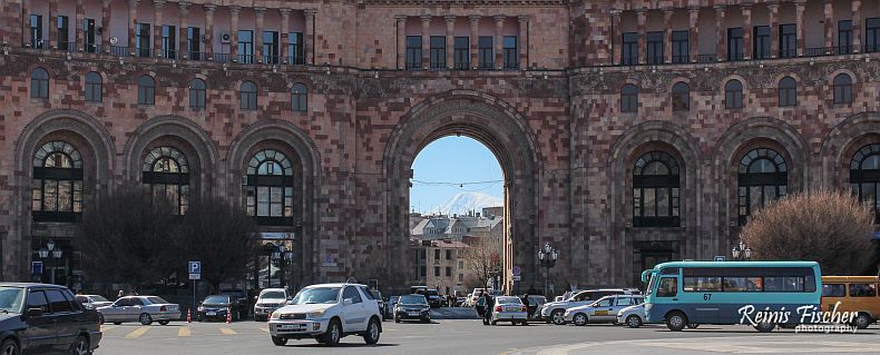 View to the mount Ararat