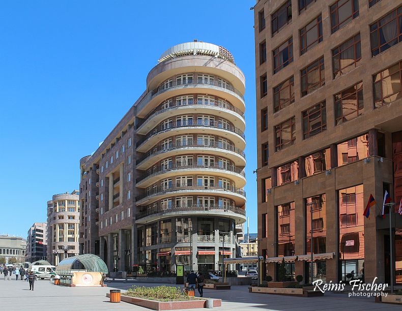 Architecture in Yerevan city center