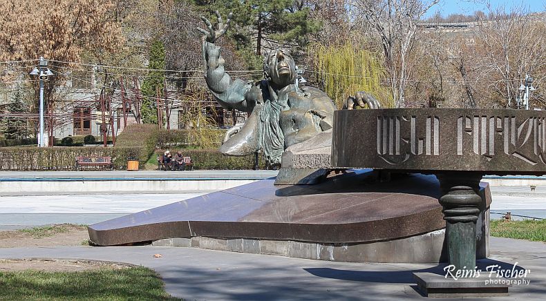 Sculpture in Yerevan's park