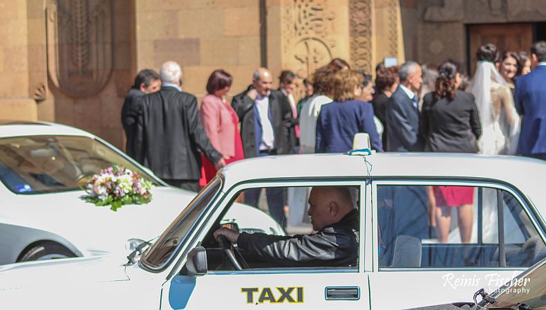 Taxi driver without enthusiasm 