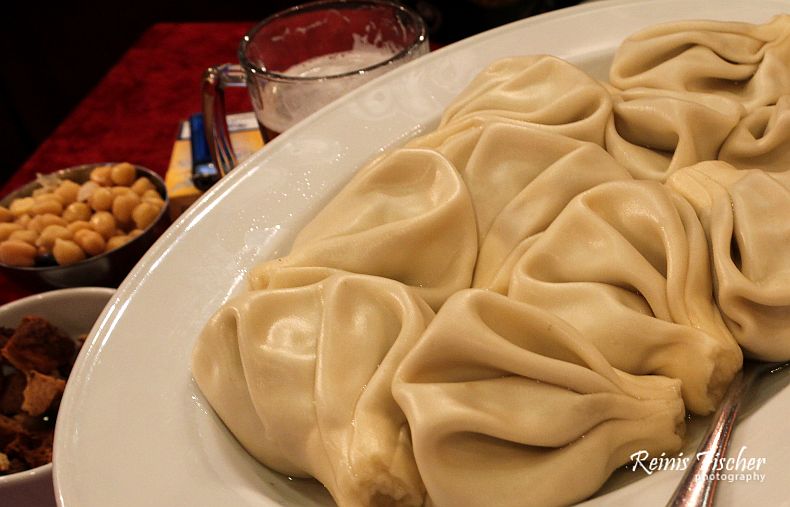 Khinkali at Delicious Ravioli place