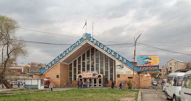 Kilikia bus station in Yerevan