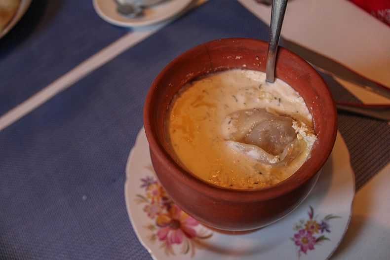 Dumplings in the pot