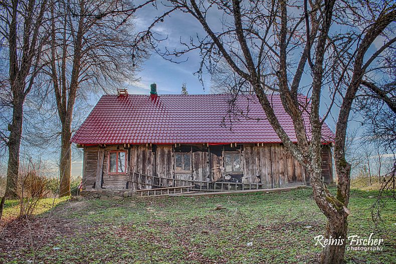 View towards house from garden