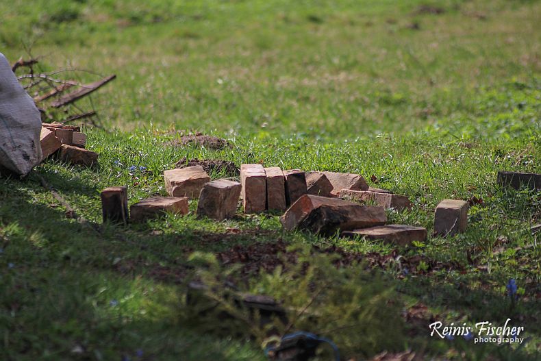 Red bricks for chimney