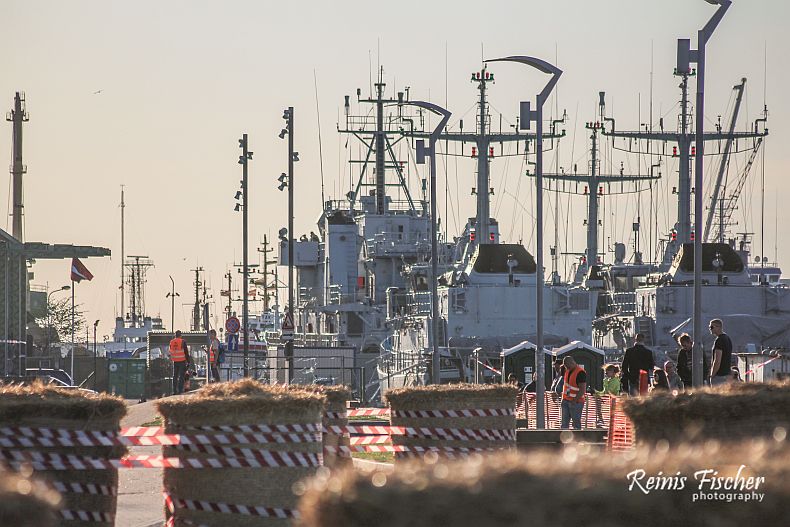 Navy ships at Liepaja Channel
