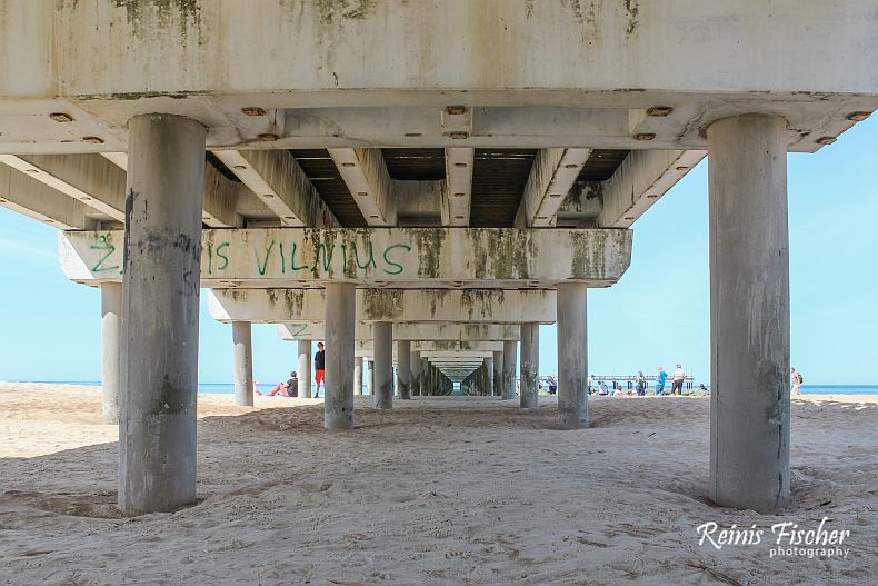 Under the Palanga Sea Bridge