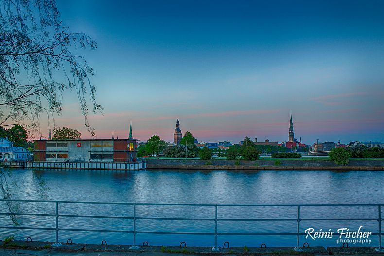 View towards Old Riga from Radisson SAS hotel