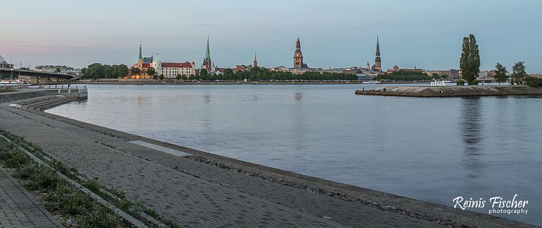 View towards Old Riga