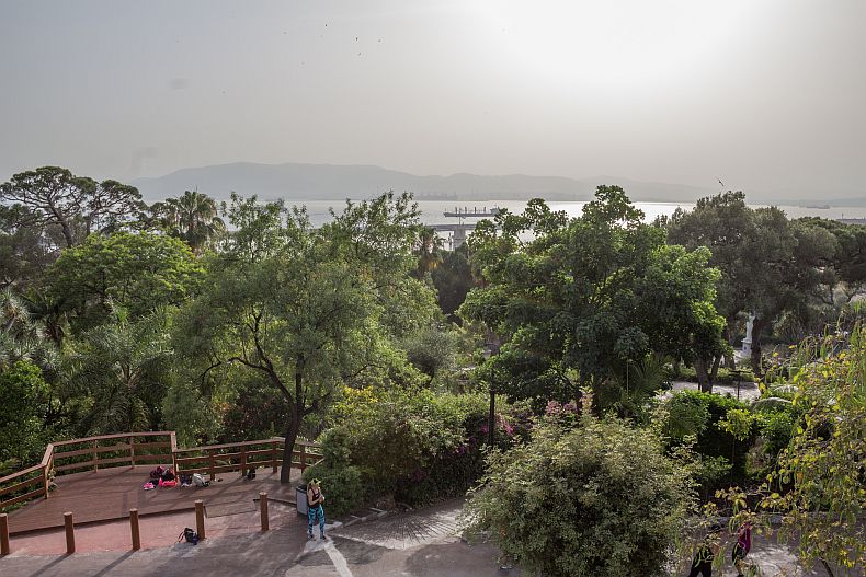 View to Gibraltar straight