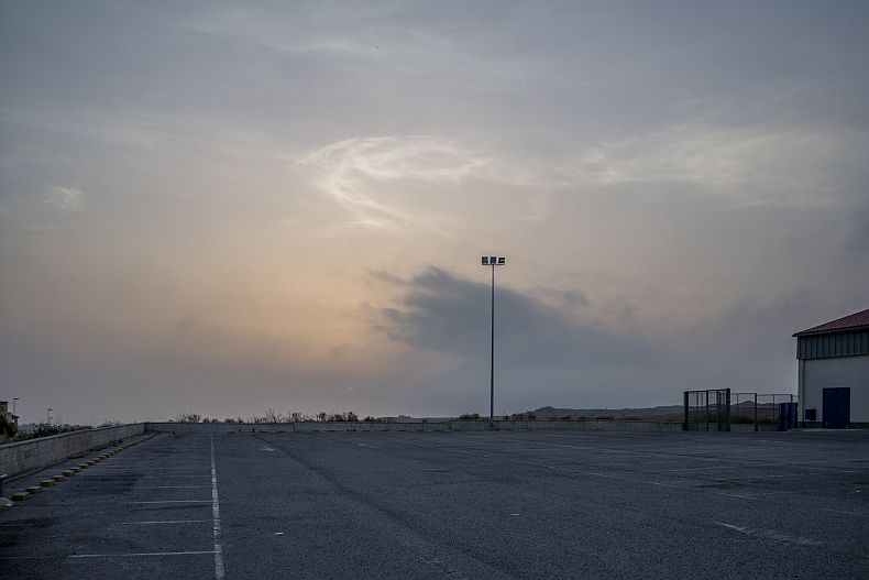 Sun covered by clouds