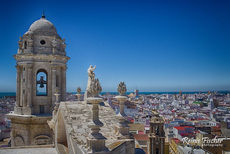 View from the Cadiz Cathedral tower