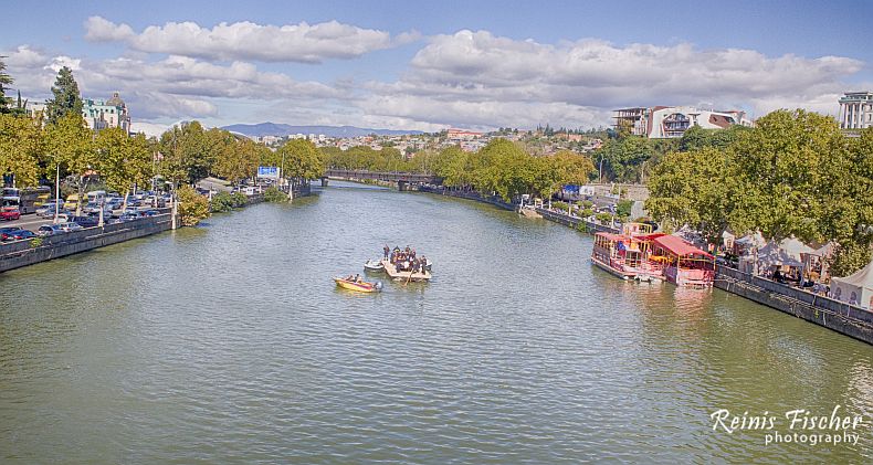 Raft in th River of Mtkvari