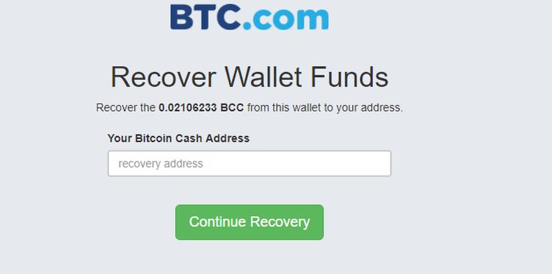 Recover Wallet Funds