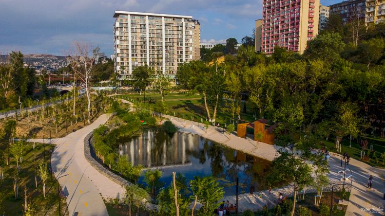 Mziuri park in Tbilisi