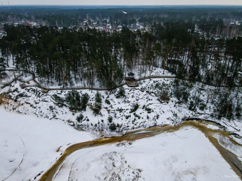 The White Dune from a drone flight