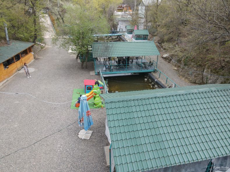 Gazebos above the river