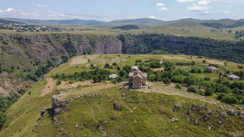 Saint George Church in Dashbashi canyon, Georgia