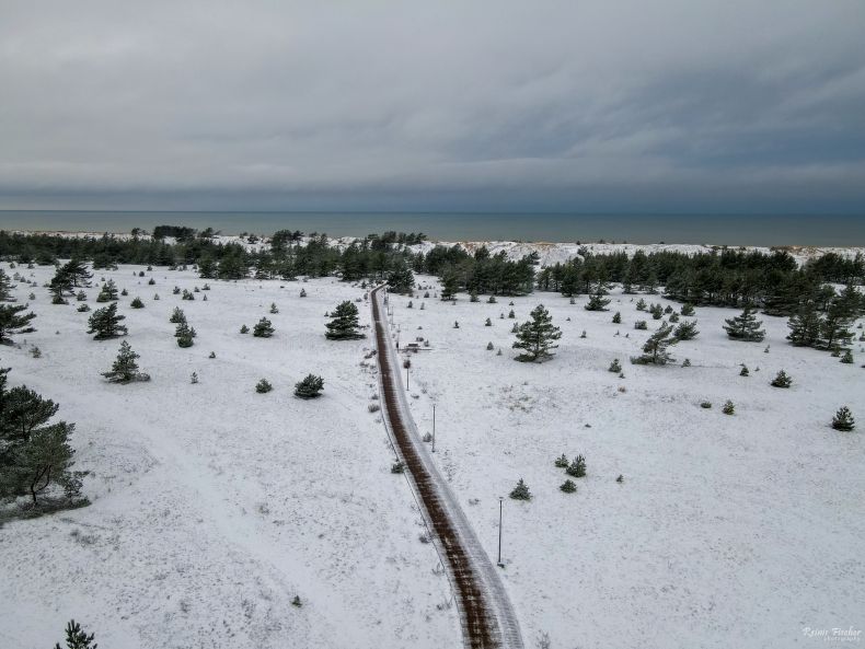 Grey dune area in Ventspils