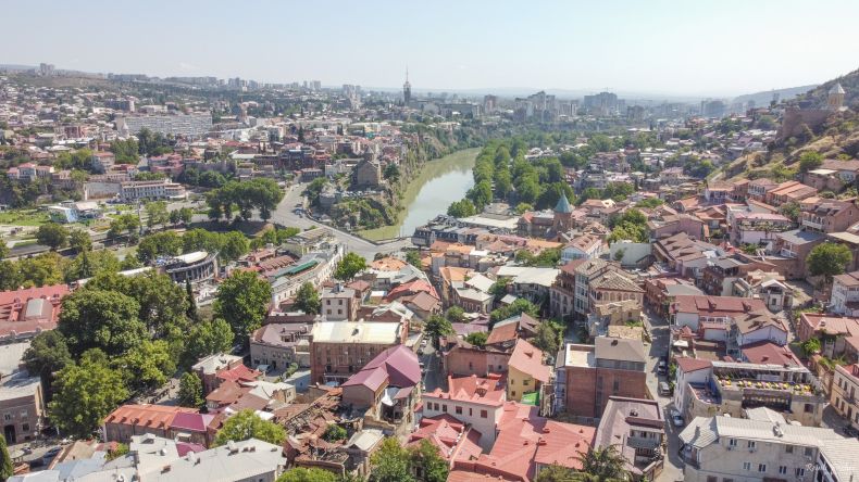 View towards Tbilisi