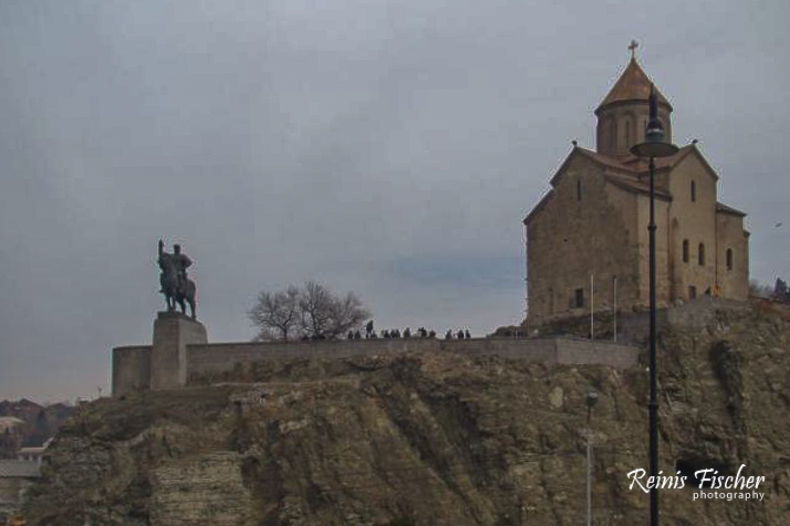Metekhi church in Old Town