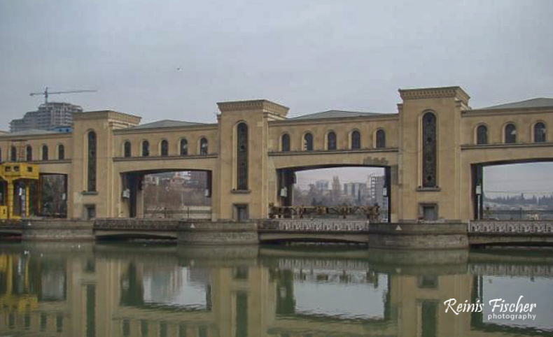 HES over Mtkvari river in Tbilisi