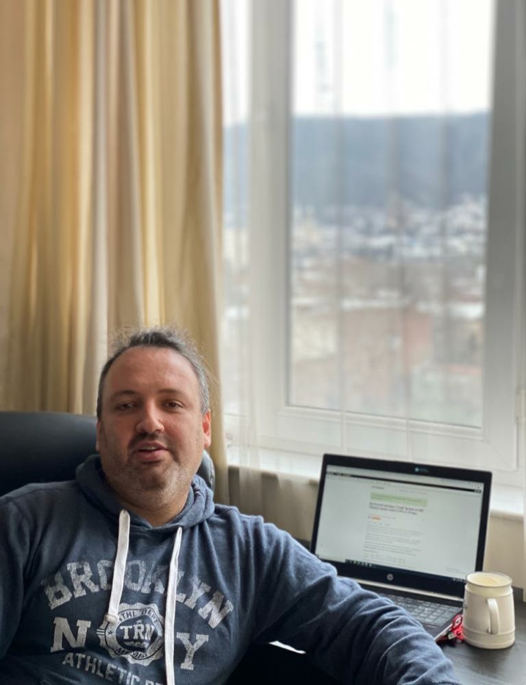 my lovely home office / traders hut