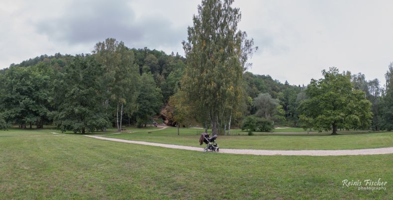 Panoramic photo from Sigulda