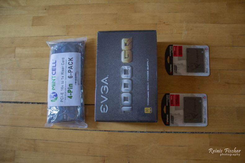 Power block, PCI risers and SD drives