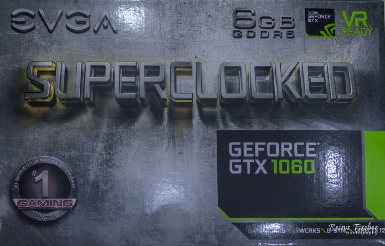 EVGA GeForce GTX 1060 SC GAMING, ACX 2.0 (Single Fan), 6GB GDDR5