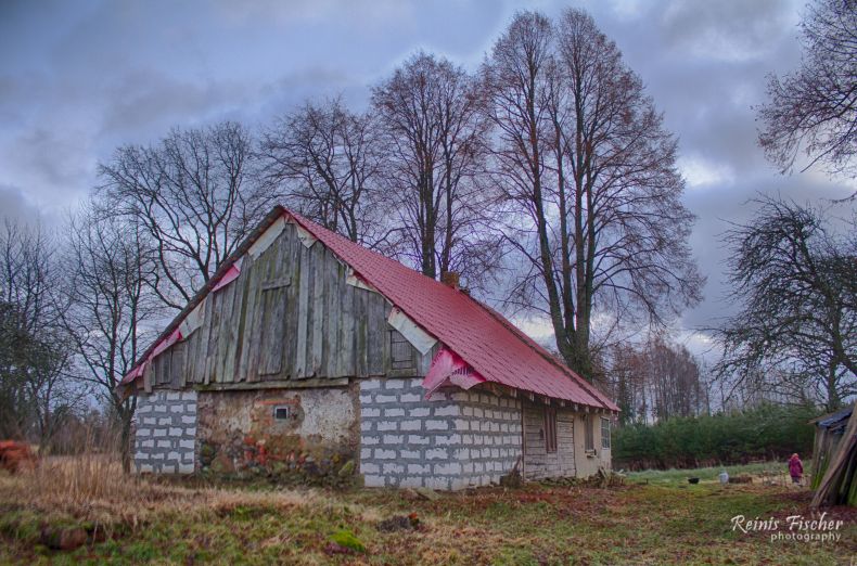 Back view of the house
