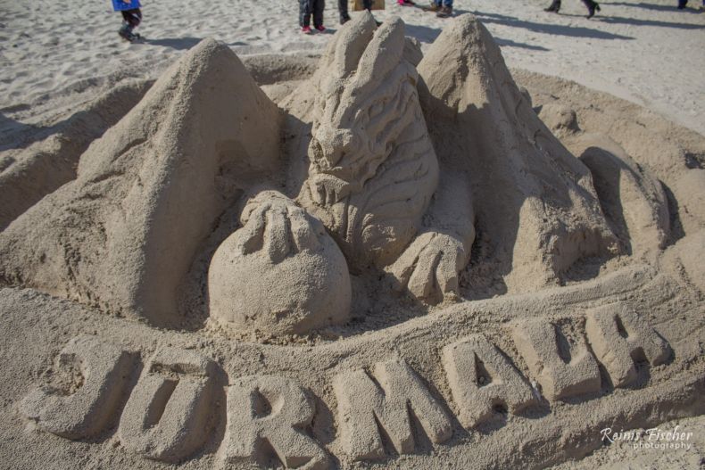 Sand sculptures in Jūrmala
