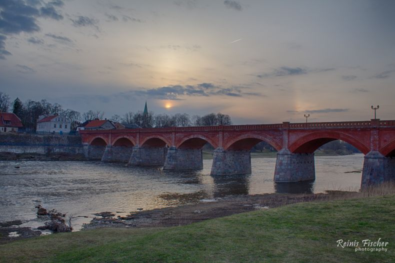 Brick bridge in Kuldīga
