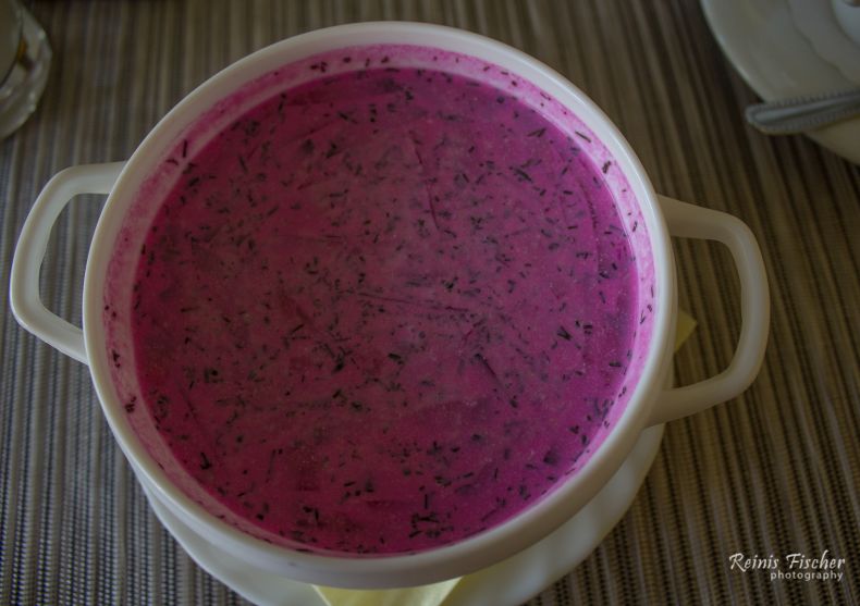 Traditional Latvian Cold soup