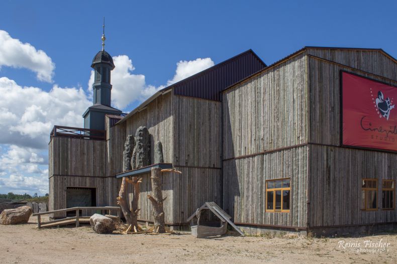 One of the many pavilions at Cinevilla