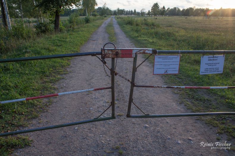 closed gates