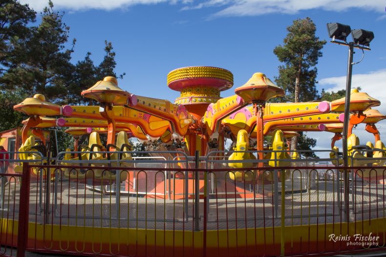 Carousels in Mtatsminda park, Tbilisi