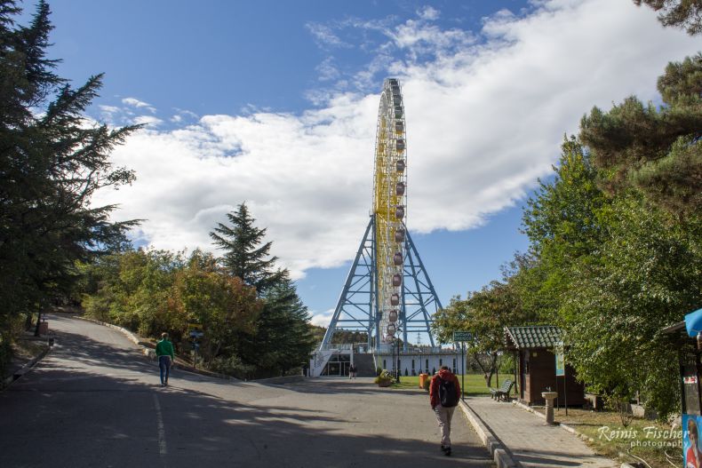 Ferris Wheel in Tbilisi (Mtatsminda park)