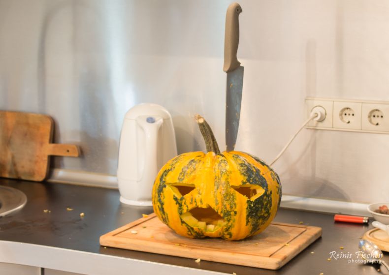 Pumpkin carved
