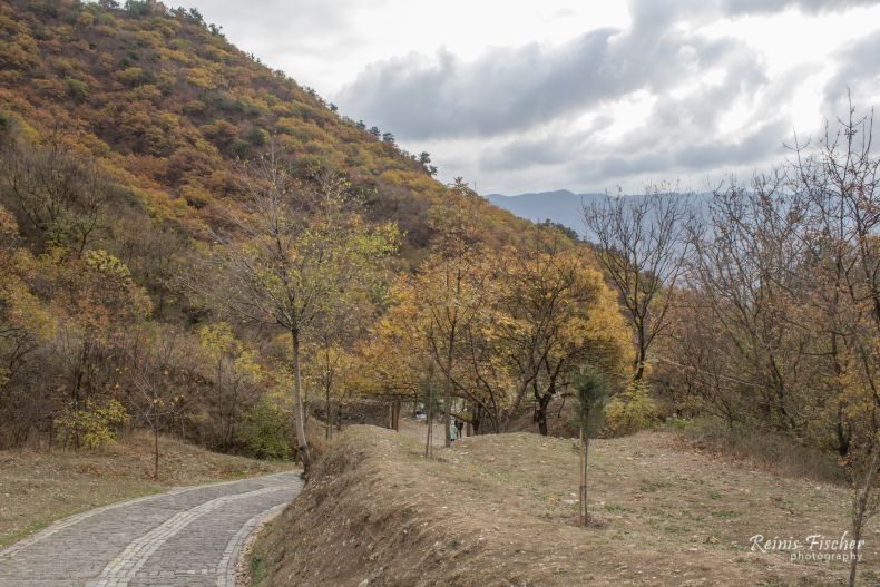 Autumn at Shio Mgvime monastery complex