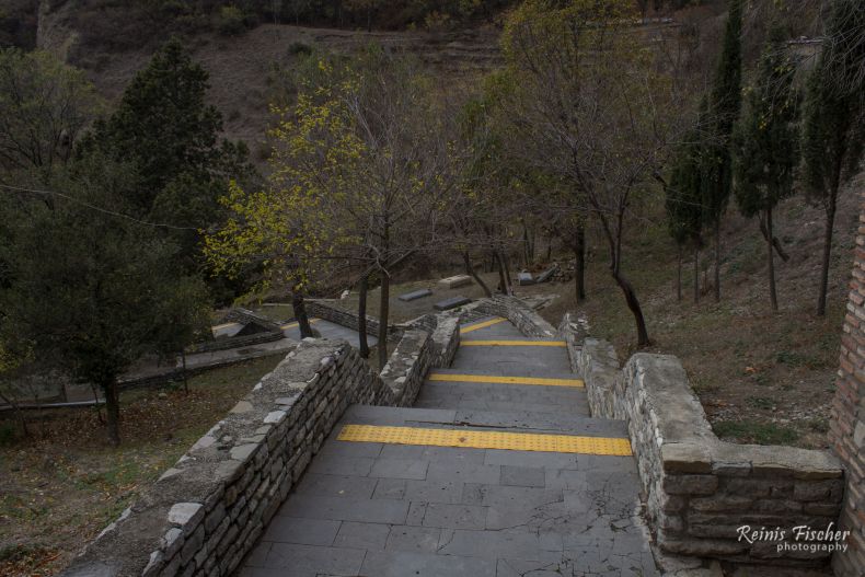 Stairways at Shio Mgvime monastery complex