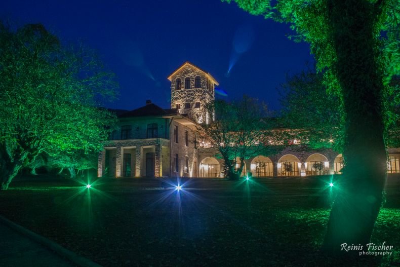Kvareli Eden hotel in night