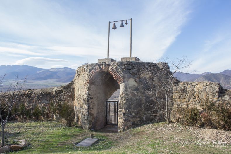 At Tsughrughasheni church in Georgia