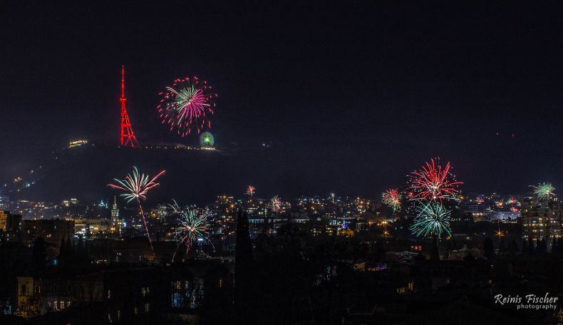 Old New Year's fireworks 2019