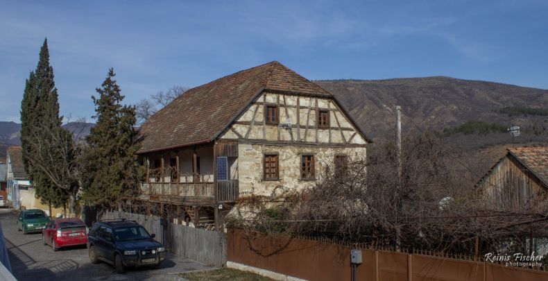 German style dwelling house in Asureti, Georgia