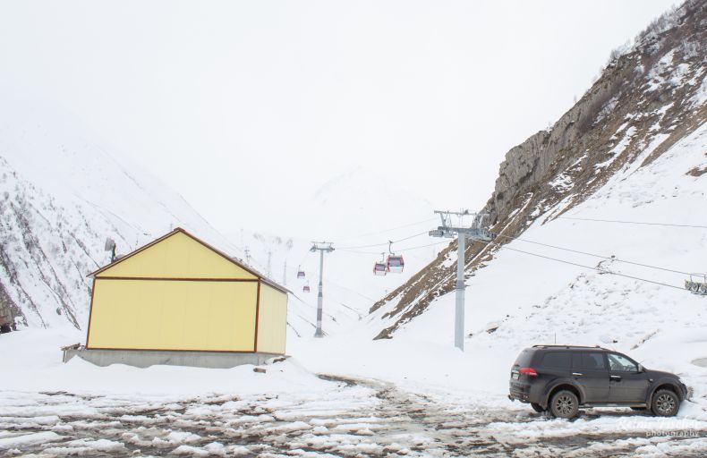Kobi - Gudauri cable cars