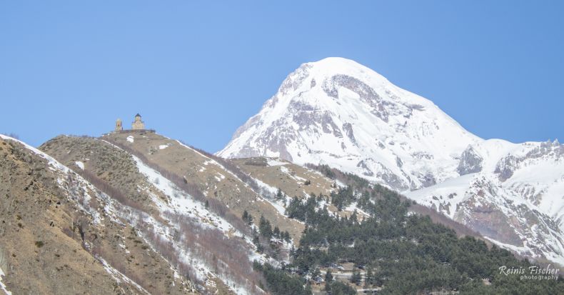 Mount Kazbek in Georgia