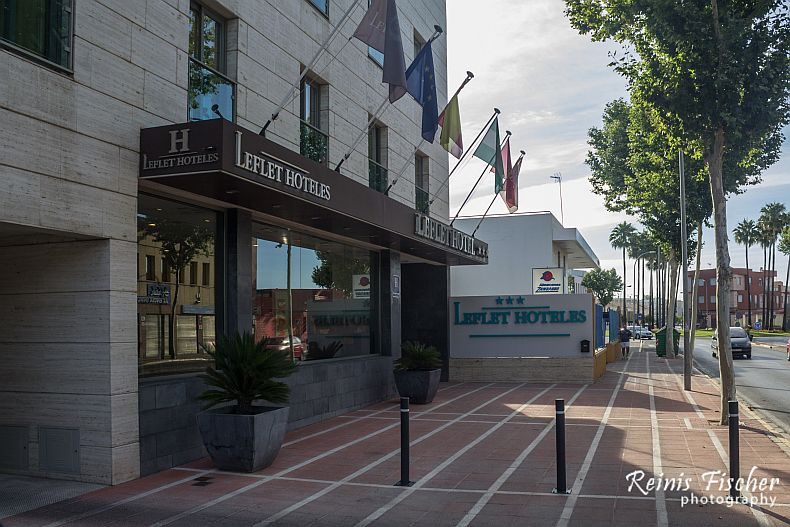 Leflet Valme hotel in Dos Hermanas, Spain